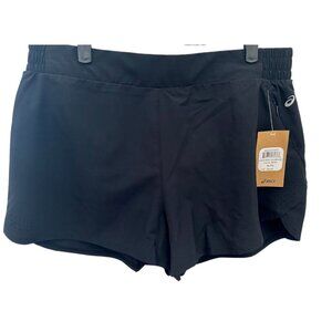 NEW 50% off Asics Women's Black Running Shorts with Pockets Size XL